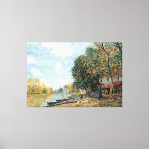 Alfred Sisley Moret: Die Banken des Loing Leinwanddruck