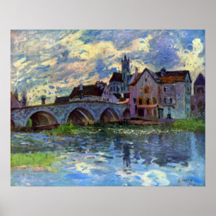 Alfred Sisley - Moret-sur-Loing Poster