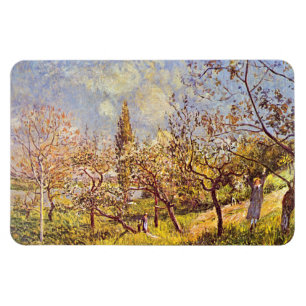 Alfred Sisley Orchard im Frühjahr Magnet