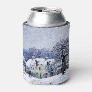 Alfred Sisley - Place Chenil in Marly, Schneeeffek Dosenkühler