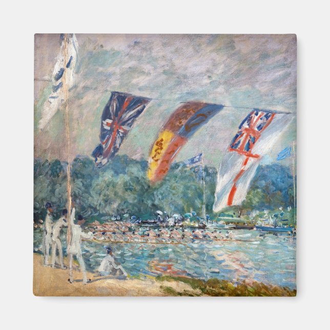 Alfred Sisley - Regatta bei Molesey Magnet (Vorne)
