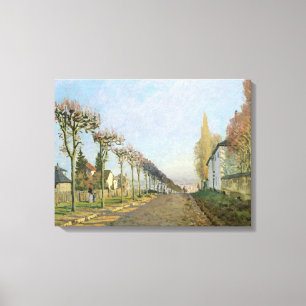 Alfred Sisley   Rue de la Machine, Louveciennes Leinwanddruck