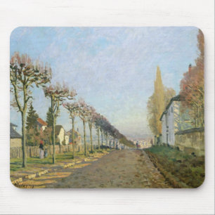 Alfred Sisley Rue de la Machine, Louveciennes Mousepad