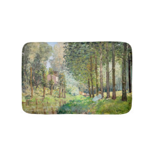 Alfred Sisley - Ruhe am Bach Badematte
