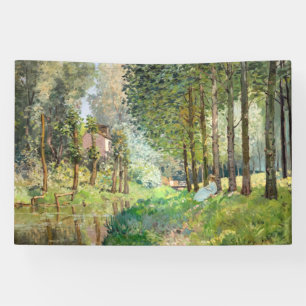Alfred Sisley - Ruhe am Bach Banner