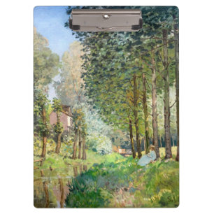 Alfred Sisley - Ruhe am Bach Klemmbrett