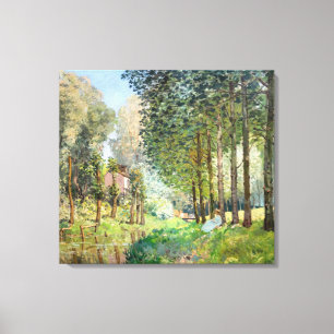 Alfred Sisley - Ruhe am Bach Leinwanddruck