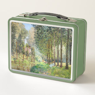 Alfred Sisley - Ruhe am Bach Metall Brotdose