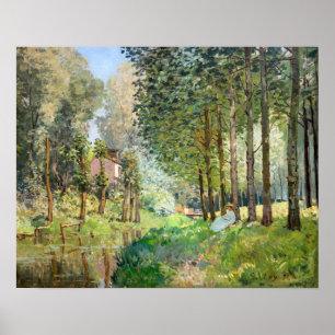 Alfred Sisley - Ruhe am Bach Poster