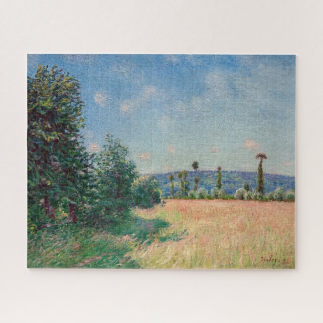 Alfred Sisley - Sahurs Meadows in Morning Sun (Horizontal)