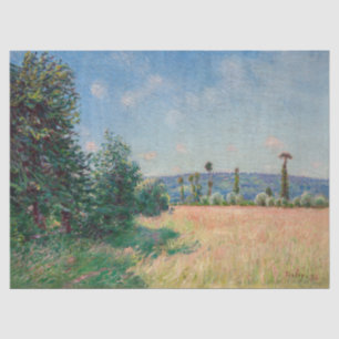 Alfred Sisley - Sahurs Meadows in Morning Sun Seidenpapier