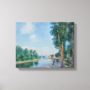 Alfred Sisley - Saint-Mammes. June Sunshine Leinwanddruck