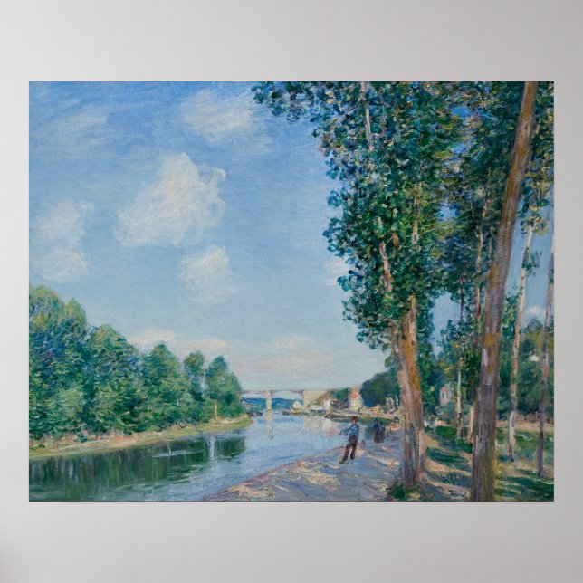 Alfred Sisley - Saint-Mammes. June Sunshine Poster (Vorne)
