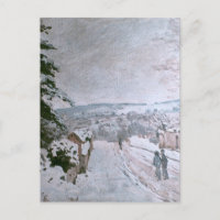 ALFRED SISLEY - SCHNEE BEI LOUVECIENNES
