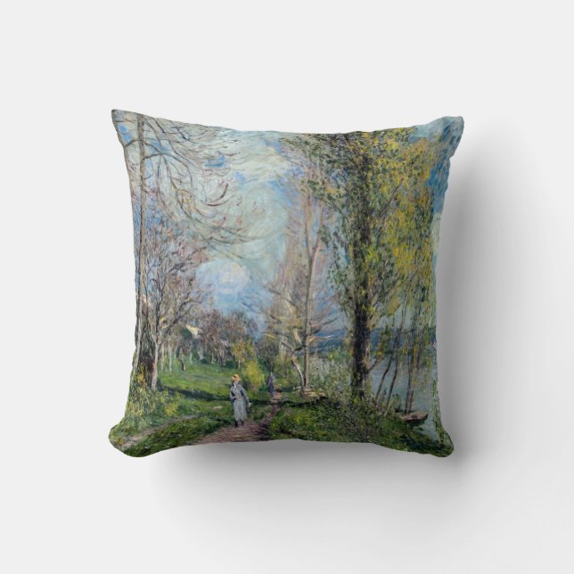 Alfred Sisley - Seine-Ufer bei By Kissen (Vorderseite)