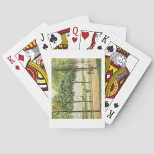 Alfred Sisley Straße der spanischen Kastanienbäu Spielkarten
