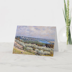 Alfred Sisley - Terrasse auf Saint-Germain, Frühja Karte