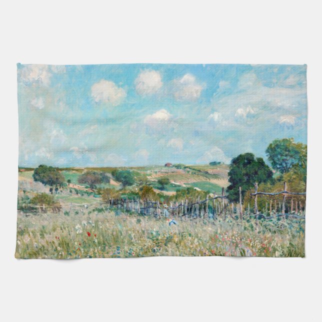 Alfred Sisley - The Meadow Geschirrtuch (Horizontal)