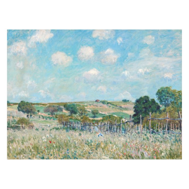 Alfred Sisley - The Meadow Tischdecke (Vorderseite (Horizontal))