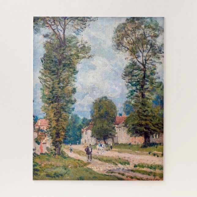 Alfred Sisley - The Versailles Road (Vertikal)