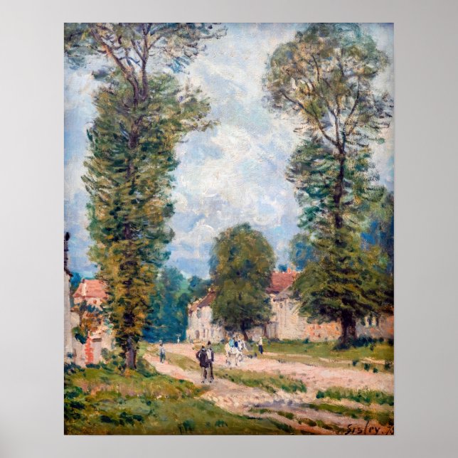 Alfred Sisley - The Versailles Road Poster (Vorne)