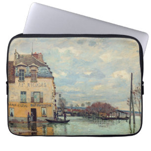 Alfred Sisley - Überschwemmung in Port-Marly 1872 Laptopschutzhülle