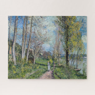 Alfred Sisley - Ufer der Seine bei By