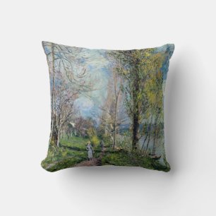 Alfred Sisley - Ufer der Seine bei By Kissen