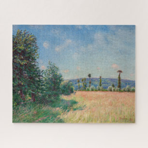Alfred Sisley - Wiesen von Sahurs am Morgen