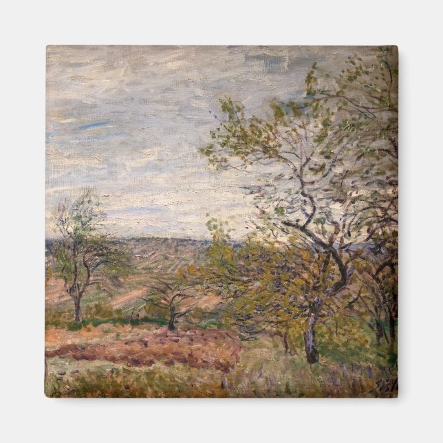 Alfred Sisley - Windy Day in Veneux Magnet (Vorne)
