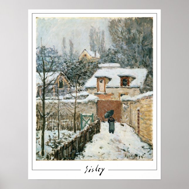 Alfred Sisley Zedign Art Poster #1 (Vorne)