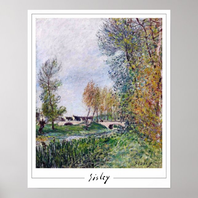Alfred Sisley Zedign Art Poster #179 (Vorne)