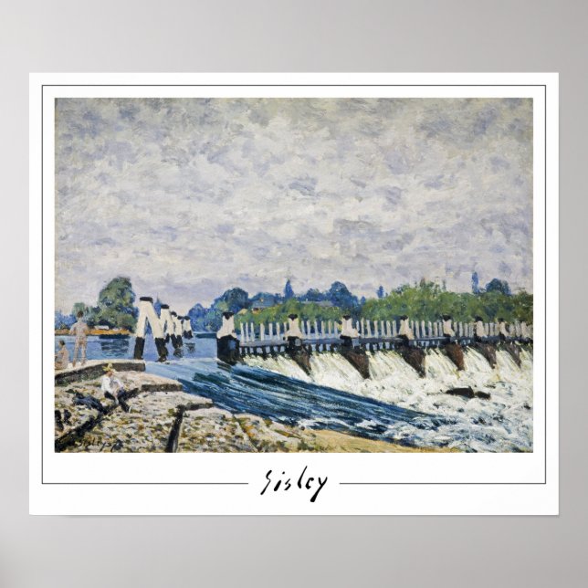 Alfred Sisley Zedign Art Poster #3 (Vorne)