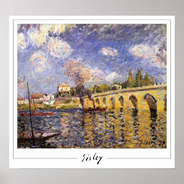 Alfred Sisley Zedign Art Poster #90 (Vorne)