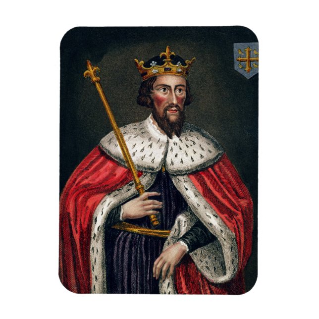 Alfred the Great (849-99), nach einem Gemälde in d Magnet (Vertikal)