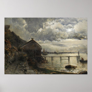 Alfred Wahlberg - Mondlicht, Fjallbacka Poster