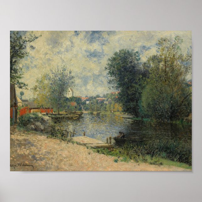 Alfred Wahlberg - Sommarlandskap Poster (Vorne)