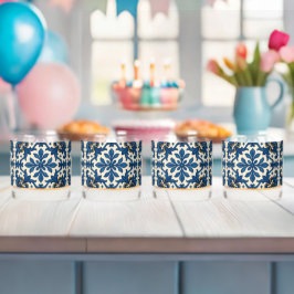 💙 "Alfresco & Fabulous" (Set 4) Whiskyglas
