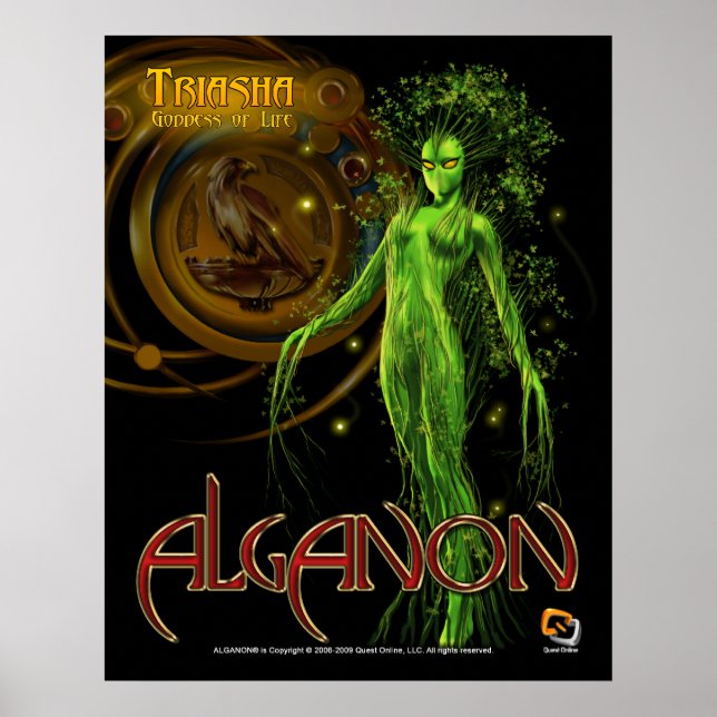Alganon Triasha Deity Poster (Vorne)