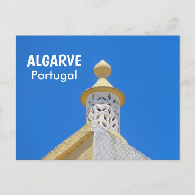 Algarve Chimney Portugal Postkarte (Vorderseite)