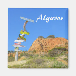 Algarve in Portugal Wegweiser Magnet