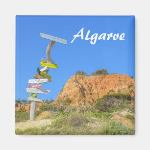 Algarve in Portugal Wegweiser Magnet