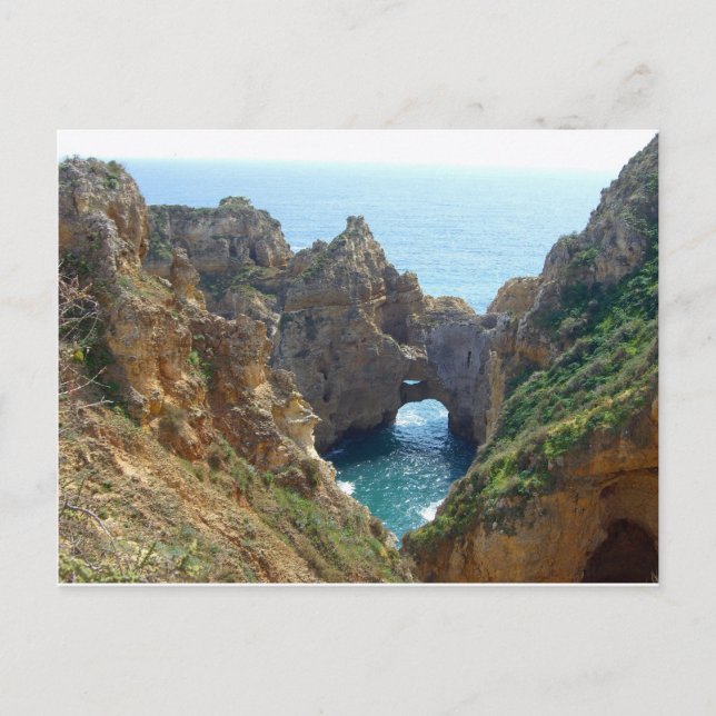 Algarve Küste Postkarte (Vorderseite)
