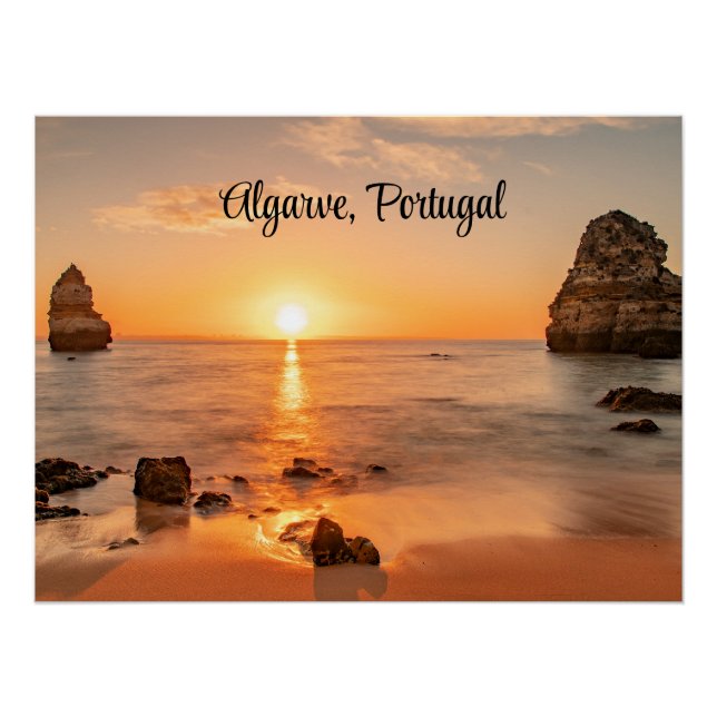 Algarve, Portugal malerisches Foto Poster (Vorderseite)