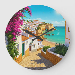 Algarve Portugal Reisen Große Wanduhr