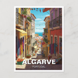 Algarve Portugal Reisen Postkarte