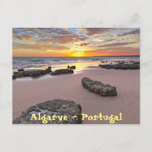 Algarve - Portugal. Sommer-Saison-Thema Postkarte
