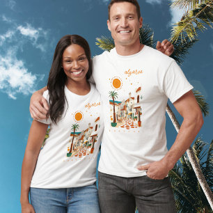 Algarve Portugal Sommer Stadt Urlaubskleidung T-Shirt