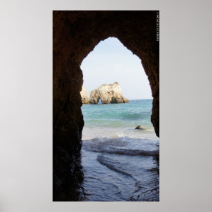 Algarve - Portugal - Strand - Strand - Meer - Meer Poster