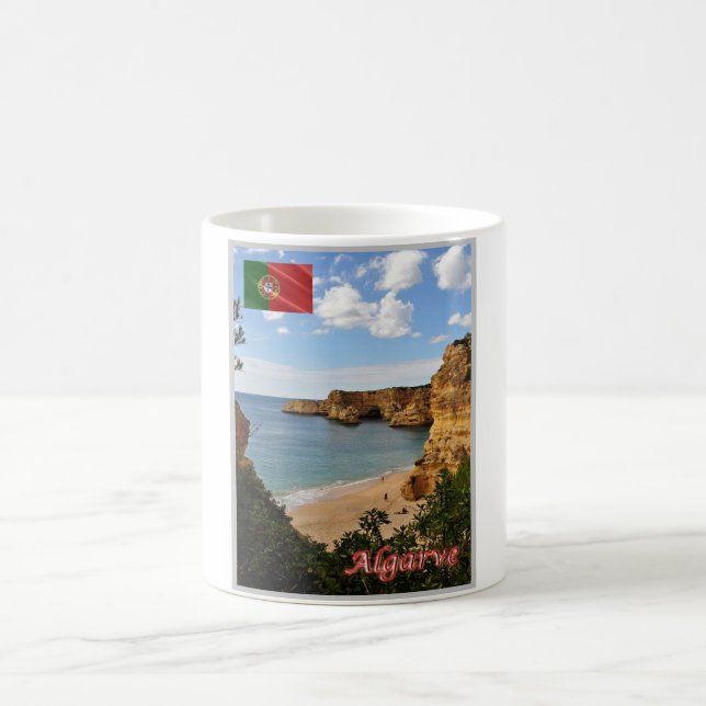 Algarve - Strand von Marinha - Portugal - Kaffeetasse (Mittel)
